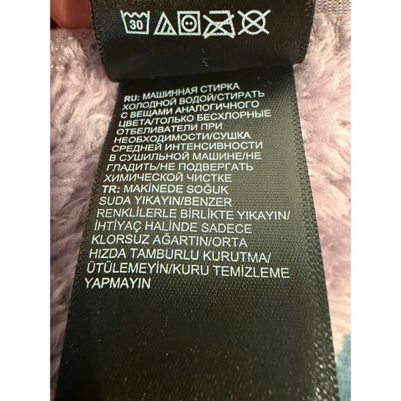 The North Face Plush Fleece Pullover XS Lavender Purple 1/4 Zip Jacket NF0A3YSP - Picture 7 of 11